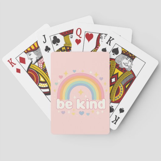Jeu De Cartes Be Kind – Rainbow Pastel Positivity (dos)