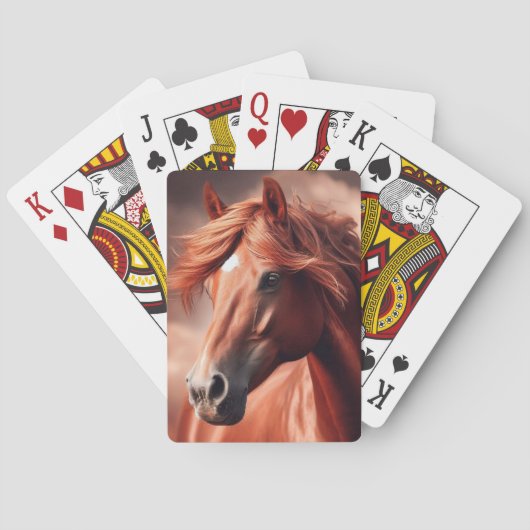 Jeu De Cartes Beau cheval Thoroughbred (dos)