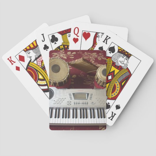 Jeu De Cartes Beau Coin Créatif : Tapisserie musicale (dos)