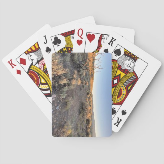 Jeu De Cartes Beau désert du Nevada (dos)