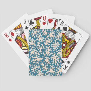 Jeu De Cartes Beau Motif de corail