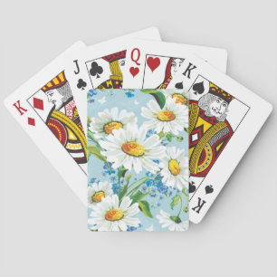 Jeu De Cartes Beau motif floral lumineux élégant 2
