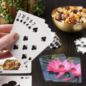 Jeu De Cartes Beau Nénuphar rouge rose violet (In Situ)