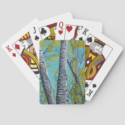 Jeu De Cartes Beau oiseau d'été (dos)