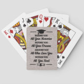Jeu De Cartes Beau poème de graduation (dos)