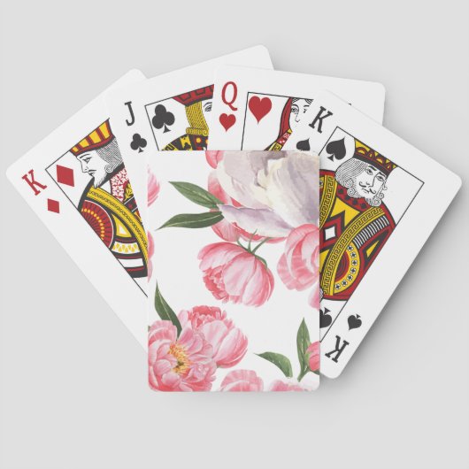 Jeu De Cartes Beau Rose (dos)