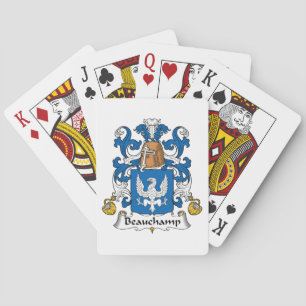 Jeu De Cartes Beauchamp Family Crest