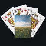 Jeu De Cartes beautiful sun flowers field with cloudy blue sky a<br><div class="desc">beautiful sun flowers field with cloudy blue sky and wind mills . a great design fitting for artists and nature lovers who adore the sight of beautiful sun flowers with cloudy blue sky . it can also be given as a gift during happy occasions to your father, mother, sister, brother,...</div>