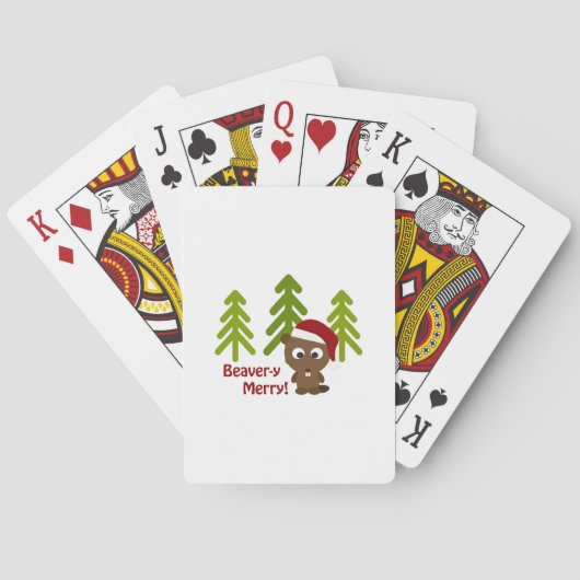 Jeu De Cartes Beaver-y Joyeux ! Beaver de Noël (dos)