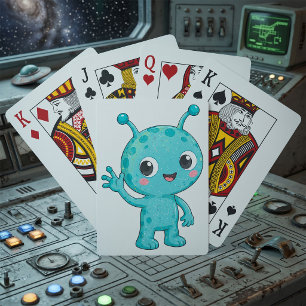 Jeu De Cartes Bébé Alien Espace Monstre Mignon