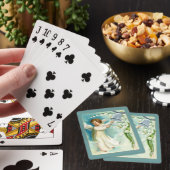 Jeu De Cartes Bébé Ange Avec Cloche Bleue (In Situ)