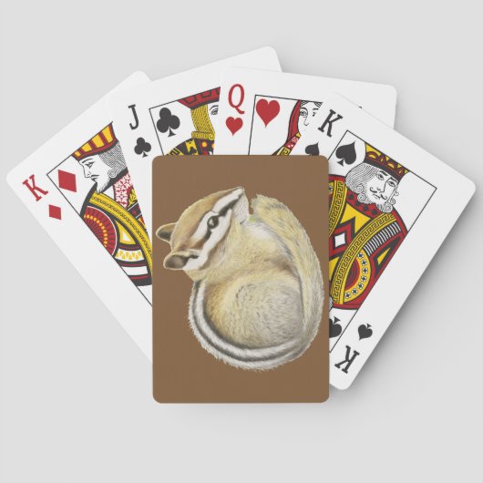 Jeu De Cartes Bébé Chipmunk Vélos Jouer Cartes (dos)