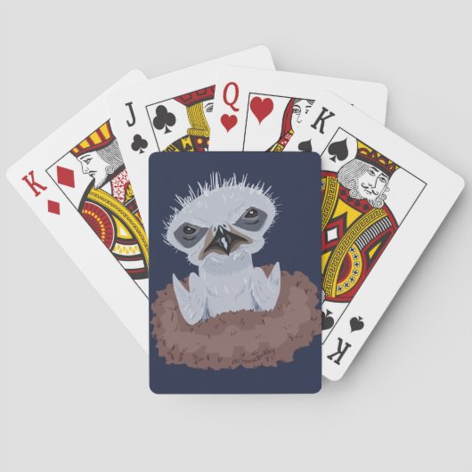 Jeu De Cartes Bébé d'aigle à tête blanche (dos)