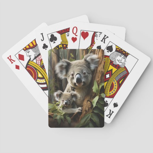 Jeu De Cartes Bébé Koala Ours et maman (dos)