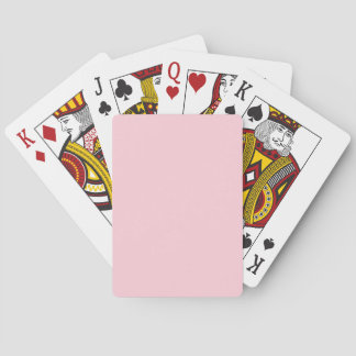 Jeu De Cartes Bébé rose pastel couleur solide