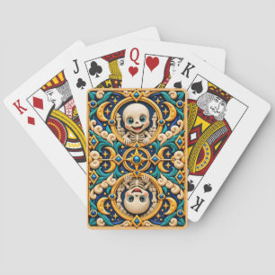 Jeu De Cartes Bébé squelette mignon, mythique
