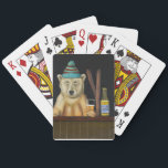 Jeu De Cartes Beer polaire<br><div class="desc">A polar bear drinking a polar beer a brand I made up Seems like is warming up after skiing</div>