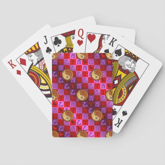 Jeu De Cartes Bélier & Coq de Bois (dos)