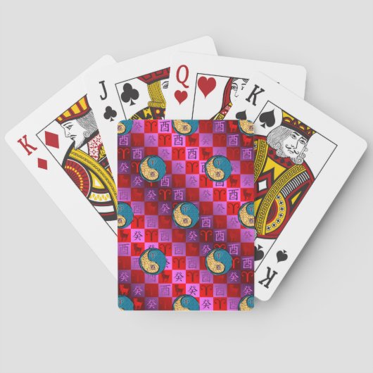 Jeu De Cartes Bélier & Coq d'eau (dos)