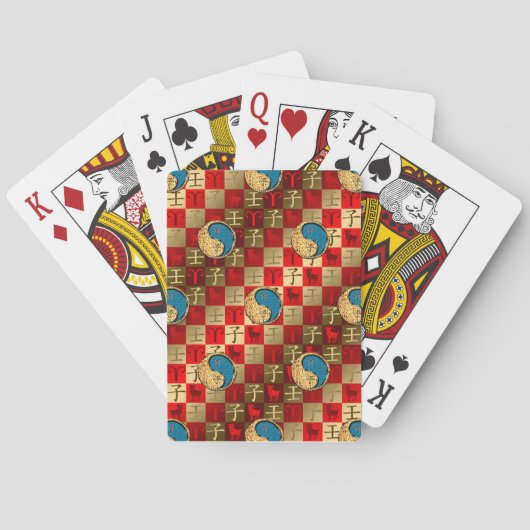 Jeu De Cartes Bélier & Rat d'eau (dos)