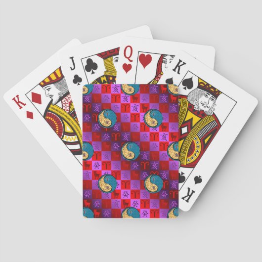 Jeu De Cartes Bélier & Sanglier d'eau (dos)