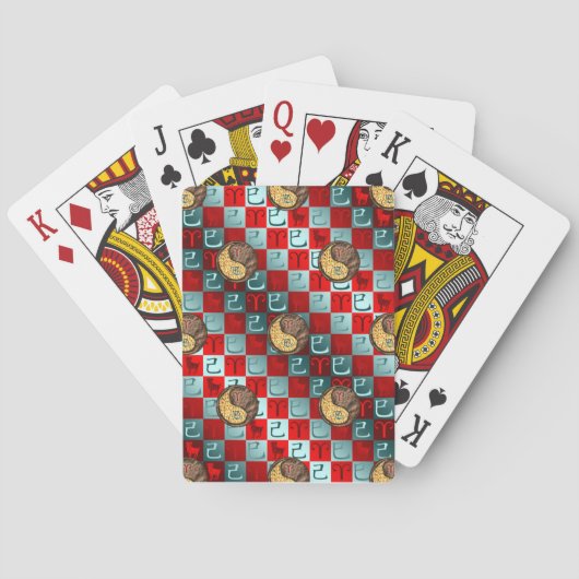 Jeu De Cartes Bélier & Serpent Terre (dos)