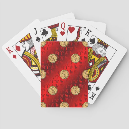 Jeu De Cartes Bélier & Tigre de Feu (dos)