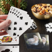 Jeu De Cartes Belle Betta blanche Siamese Lutter Poisson (In Situ)