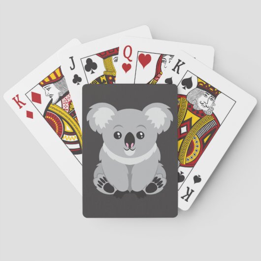 Jeu De Cartes Belle caricature Koala Bear (dos)
