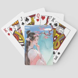 Jeu De Cartes Belle femme chinoise