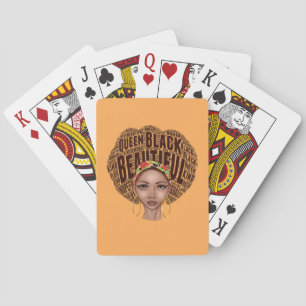 Jeu De Cartes Belle femme noire