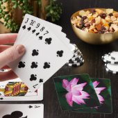Jeu De Cartes Belle Fleur de Lotus Rose (In Situ)