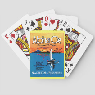 Jeu De Cartes Belle Hawaii : ALOHA OE Adieu à toi