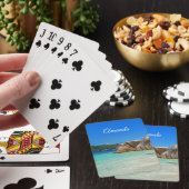 Jeu De Cartes Belle mer tropicale avec une plage rocheuse (In Situ)