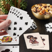 Jeu De Cartes Belle mère et fille noire (27) (In Situ)
