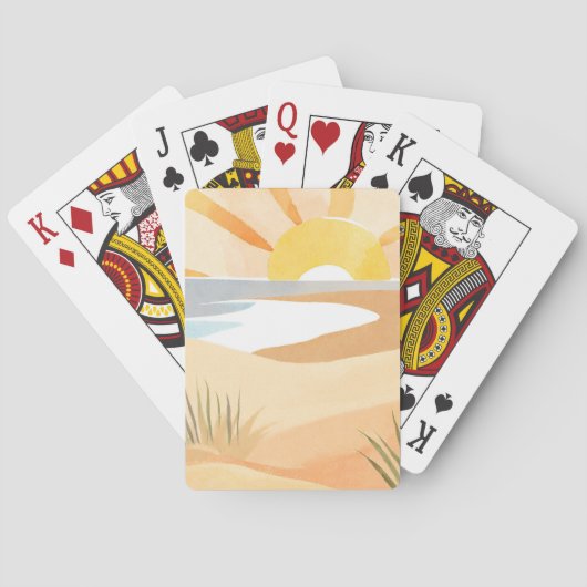 Jeu De Cartes belle plage (dos)