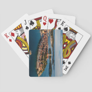 Jeu De Cartes Belle terrasse extérieure de décor de cartes de je