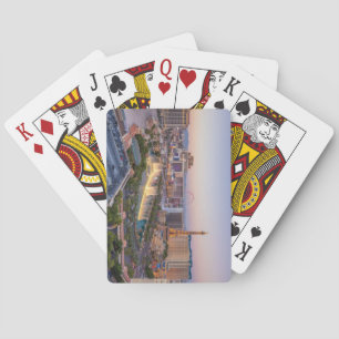 Jeu De Cartes Belle terrasse extérieure de décor de cartes de je