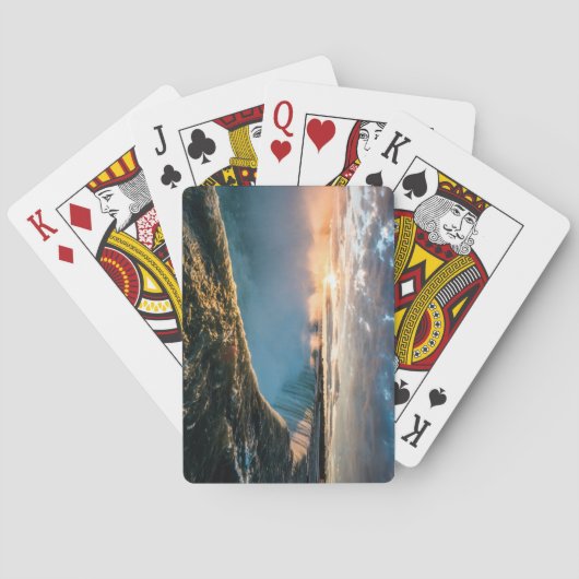 Jeu De Cartes Belles chutes du Niagara à Sunrise (dos)