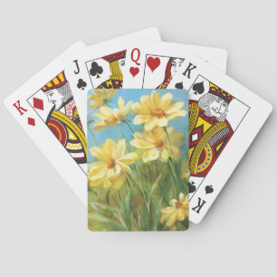 Jeu De Cartes Belles marguerites jaunes