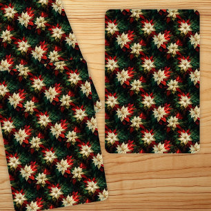 Jeu De Cartes Belles Poinsettias rouges et blanches