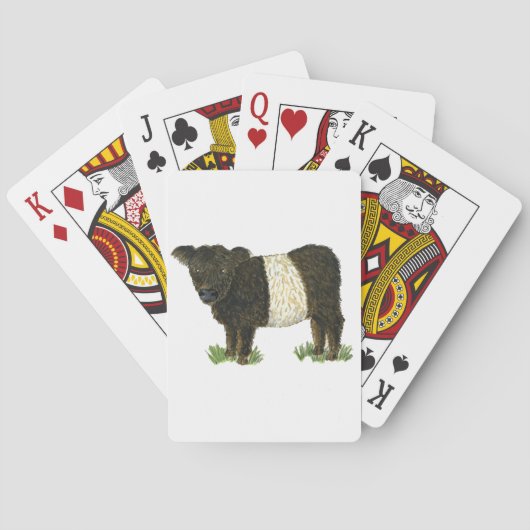 Jeu De Cartes 'Beltie' Belted Galloway (dos)
