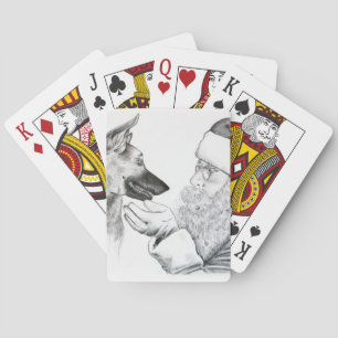 Jeu De Cartes Berger allemand et Père Noël