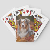 Jeu De Cartes Berger australien en automne Leaves automne Inspir (dos)
