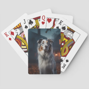 Jeu De Cartes Berger Australien Halloween Épouvantable