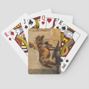 Jeu De Cartes Berger avec un cheval (équine)