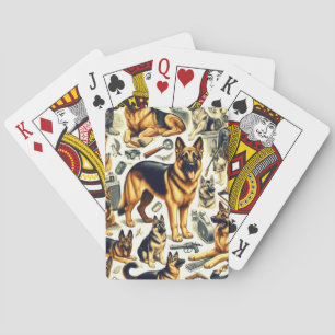 Jeu De Cartes Berger vintage allemand sans couture