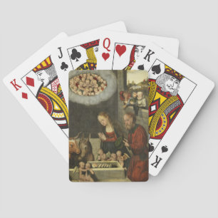 Jeu De Cartes Bergers adorant le bébé Jésus par Cranach