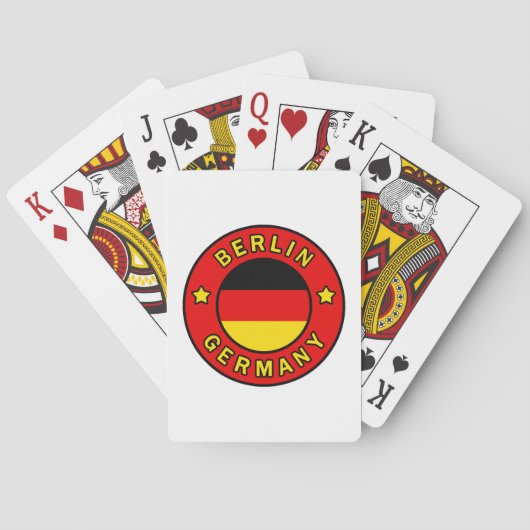 Jeu De Cartes Berlin Allemagne (dos)