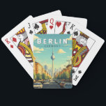 Jeu De Cartes Berlin Allemagne Travel Art Vintage<br><div class="desc">Berlin design de voyage vectoriel rétro. La ville est réputée pour sa scène artistique et ses sites d'intérêt modernes comme la Philharmonie de Berliner,  aux toits dorés.</div>